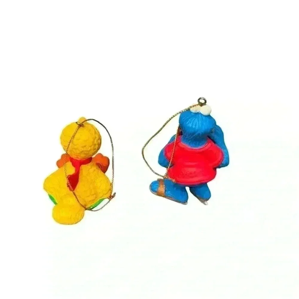 Sesame Street Big Bird & Cookie Monster Ornaments